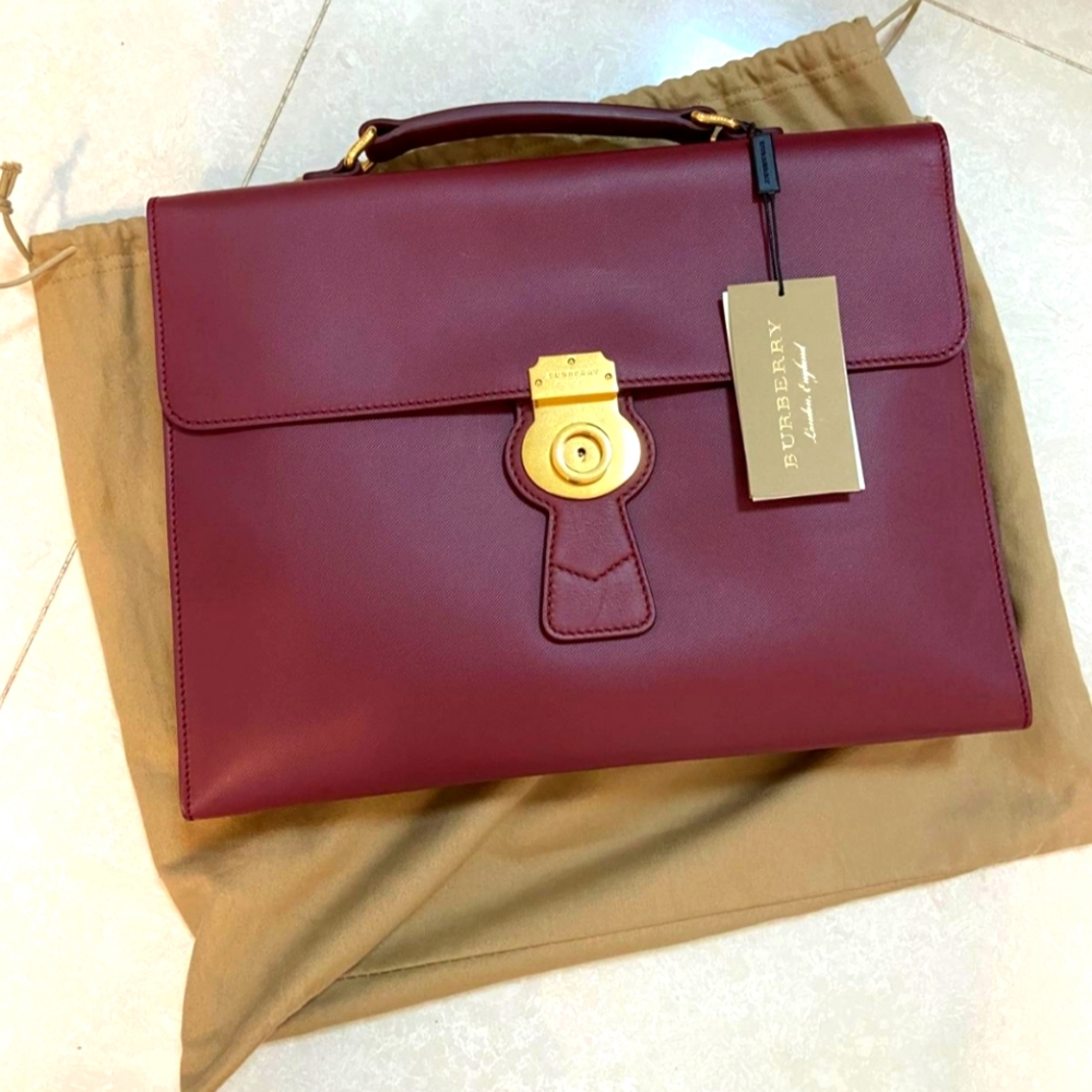 🤩🔥🔥Blow Out Sale BNWT Burberry Prorsum DK88 Document Case Crossbody/Men/Women